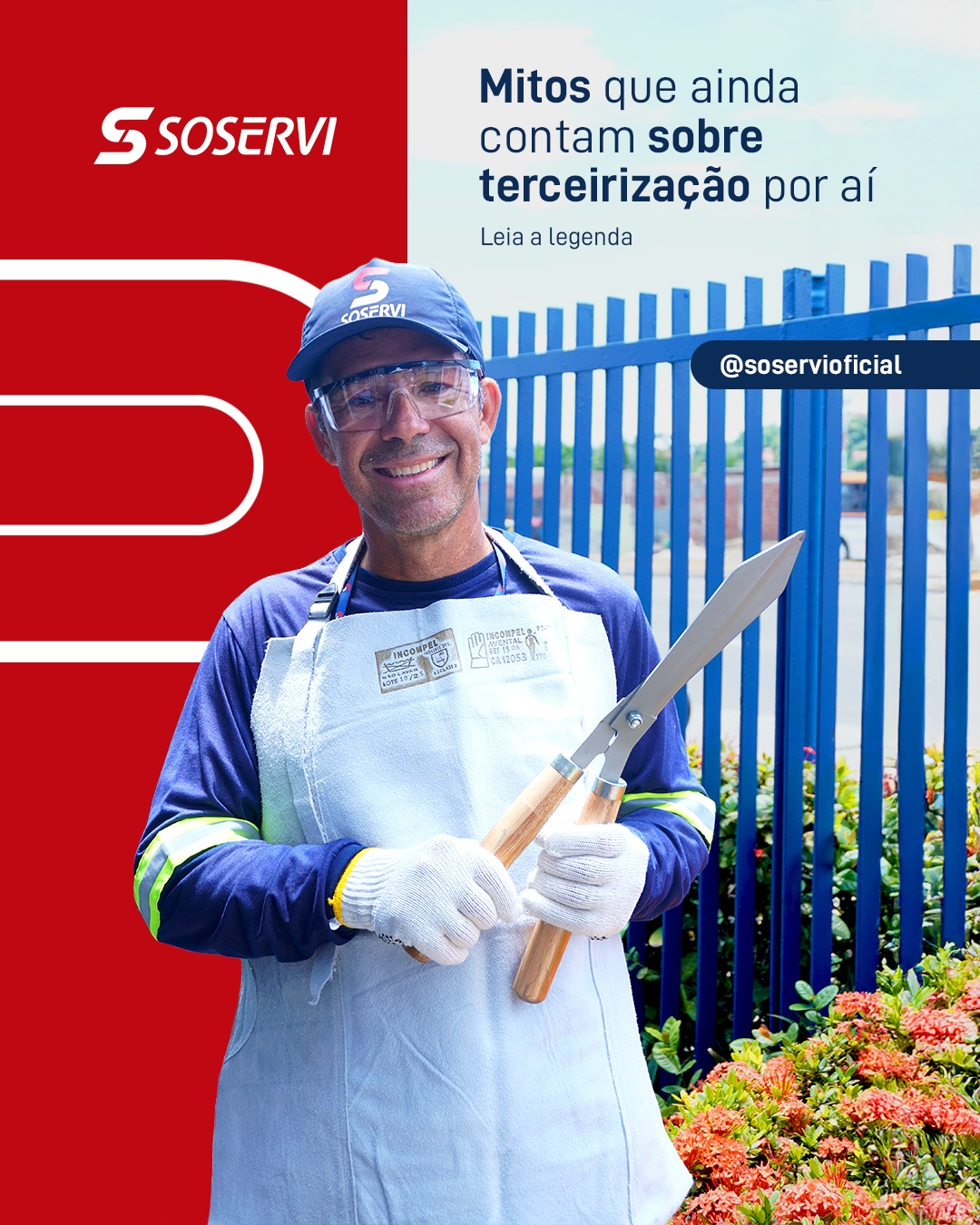 Dia 1º de abril é o dia da mentira, mas tem algumas coisas sobre terceirização que muita gente ainda acredita como se fossem verdade.

Por exemplo: que terceirizar é mais caro, que a empresa perde controle da operação, que a qualidade diminui, que o funcionário terceirizado não veste a camisa.

Na prática, quando a terceirização é bem estruturada, o que acontece é o contrário: mais controle, mais padrão, mais acompanhamento e menos dor de cabeça para o gestor.

Terceirizar com quem entende vai além de contratar pessoas: é contratar gestão, processo, supervisão e continuidade da operação.

Muitas vezes a empresa não precisa de mais funcionários, precisa de uma operação melhor gerenciada.

A Soservi é referência em terceirização no Nordeste, com mais de 50 anos de experiência e atuação em diversos segmentos, levando gestão operacional, qualidade e segurança para empresas de todos os portes.

Fale com a Soservi e entenda como a terceirização pode melhorar a sua operação!

Pensou em Soservi, pensou em excelência.

#Soservi #SoserviTerceirização #Soservi53Ano