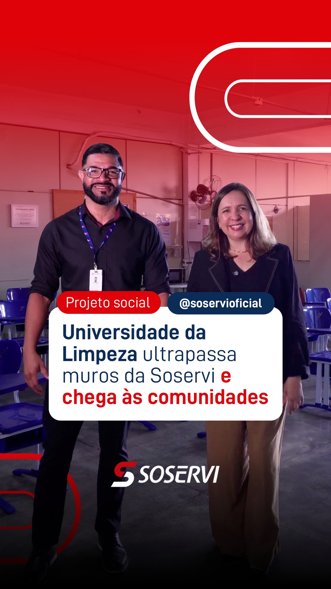 A Universidade da Limpeza nasceu dentro da Soservi com um propósito: capacitar pessoas e preparar nossos profissionais para entregar excelência em cada serviço. Mas um projeto tão transformador não precisava ficar só dentro dos nossos muros. 💙

Ao longo deste ano, levamos essa iniciativa para comunidades, em parceria com lideranças comunitárias e associações, oferecendo capacitação para formação de Auxiliares de Serviços Gerais. Assim, mais pessoas chegam ao mercado de trabalho preparadas, qualificadas e com novas possibilidades, e muitas delas ainda encontram na Soservi uma oportunidade de fazer parte do nosso time.

No vídeo, nosso time de Gestão de Pessoas conta um pouco mais sobre esse projeto que tanto nos orgulha.

No mês em que completamos 54 anos, compartilhar essa história também é celebrar o impacto que queremos deixar: mais qualificação, empregabilidade, autonomia e renda.

Pensou em Soservi, pensou em excelência.

#Soservi #SoserviTerceirização #Soservi54Anos