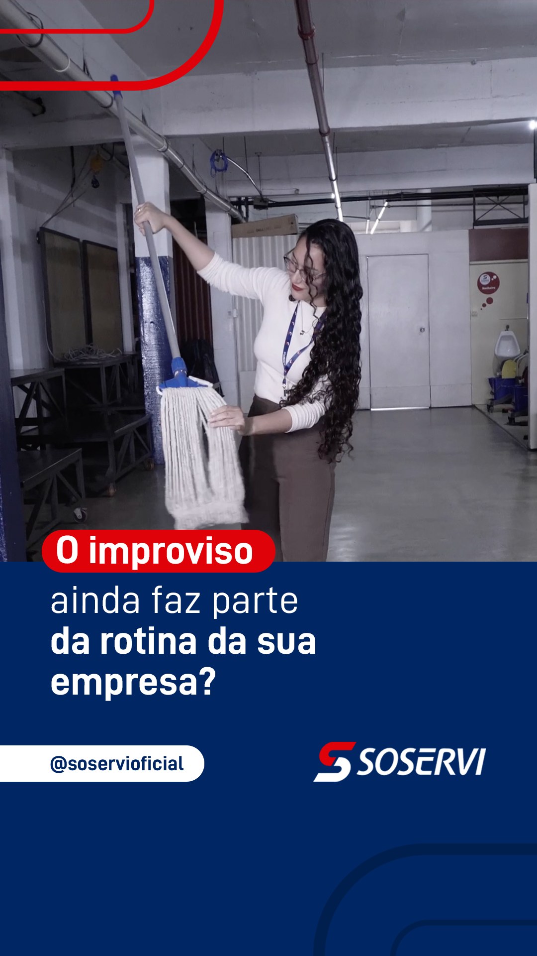 Tem situações que até dá para resolver de qualquer jeito. Mas quando fazem parte da rotina de uma empresa, o “deixa que eu resolvo” pode virar um problema. 😅

Limpeza, recepção e outras funções exigem profissionais capacitados, organização e, principalmente, continuidade.

É aí que a Soservi entra: com experiência para transformar o improviso em um serviço bem executado e uma equipe pronta para fazer acontecer.

Pensou em Soservi, pensou em excelência.

#Soservi #SoserviTerceirização #Soservi54Anos